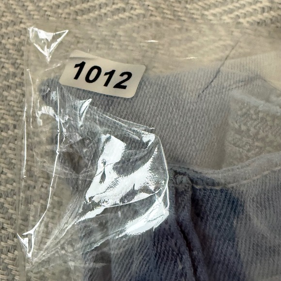 Curve Appeal Wide Leg Jeans Womens 4/27 Blue High Rise Embroidered Boho Cottage - Picture 12 of 12